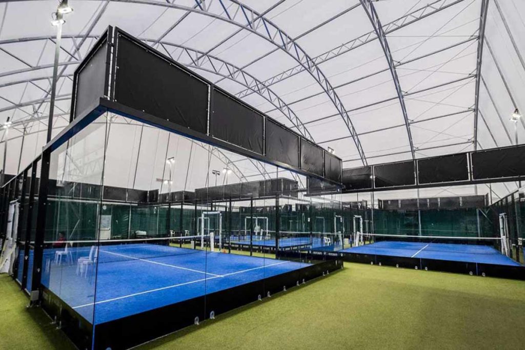 Copertura per campi da padel